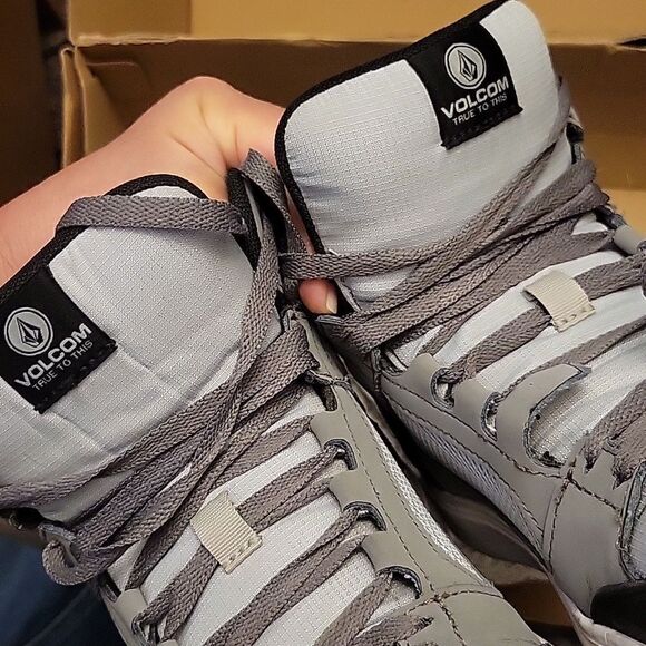 VOLCOM Evolve SKATE INSPIRED WORK SAFETY COMP TOE SLIP RESIST SNEAKERS 8.5 8 1/2 - Picture 14 of 14